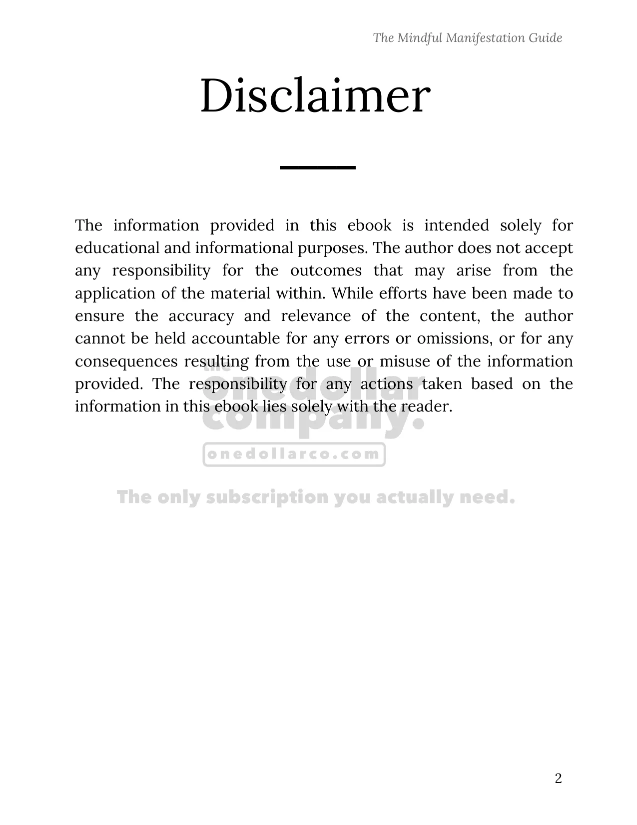 The Mindful Manifestation Guide — Page 3