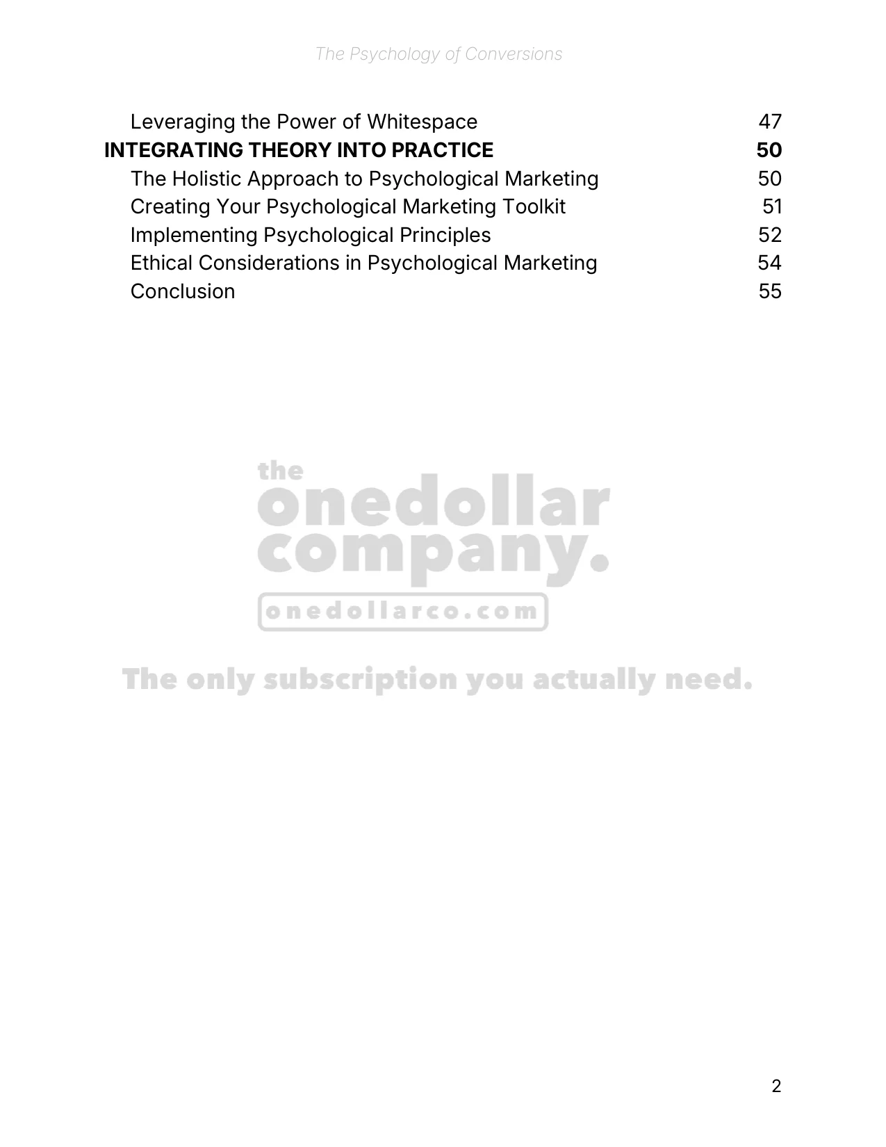 The Psychology of Conversions — Page 3