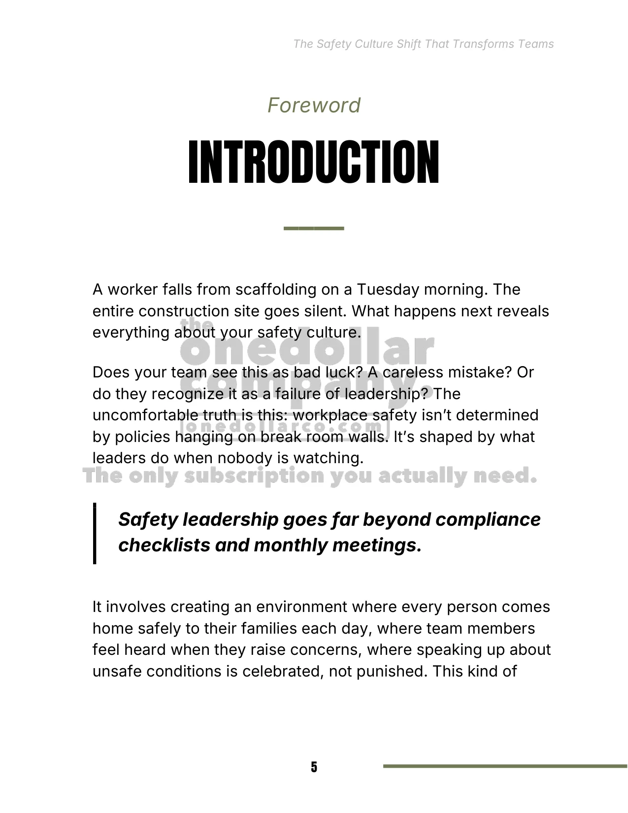 The Safety Culture Shift That Transforms Teams — Page 5