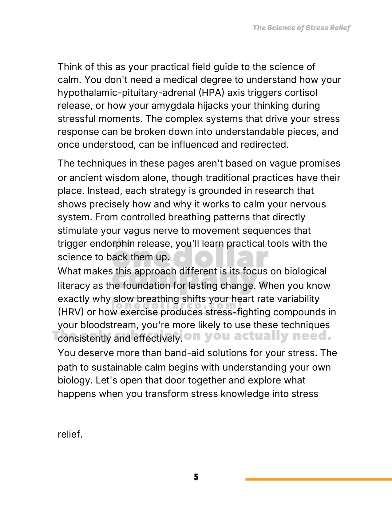 The Science of Stress Relief — Page 6