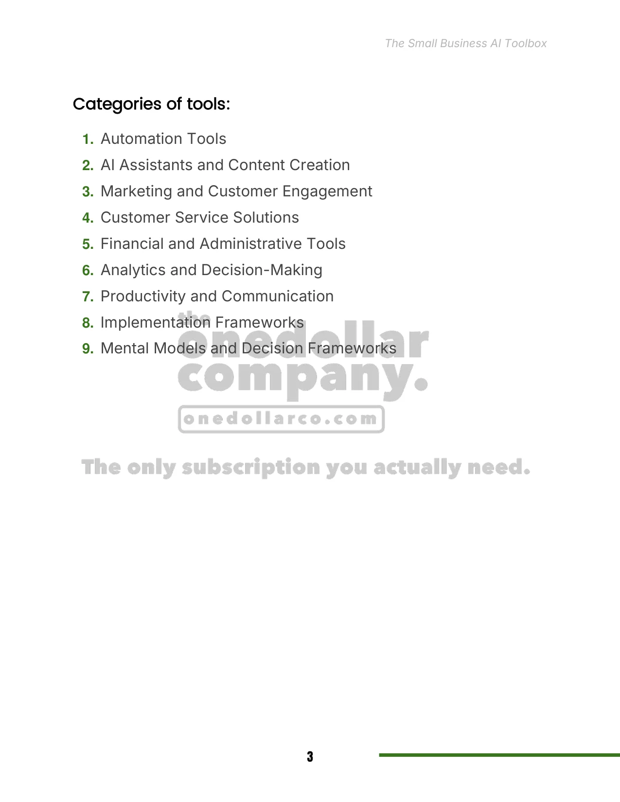The Small Business AI Toolbox — Page 3