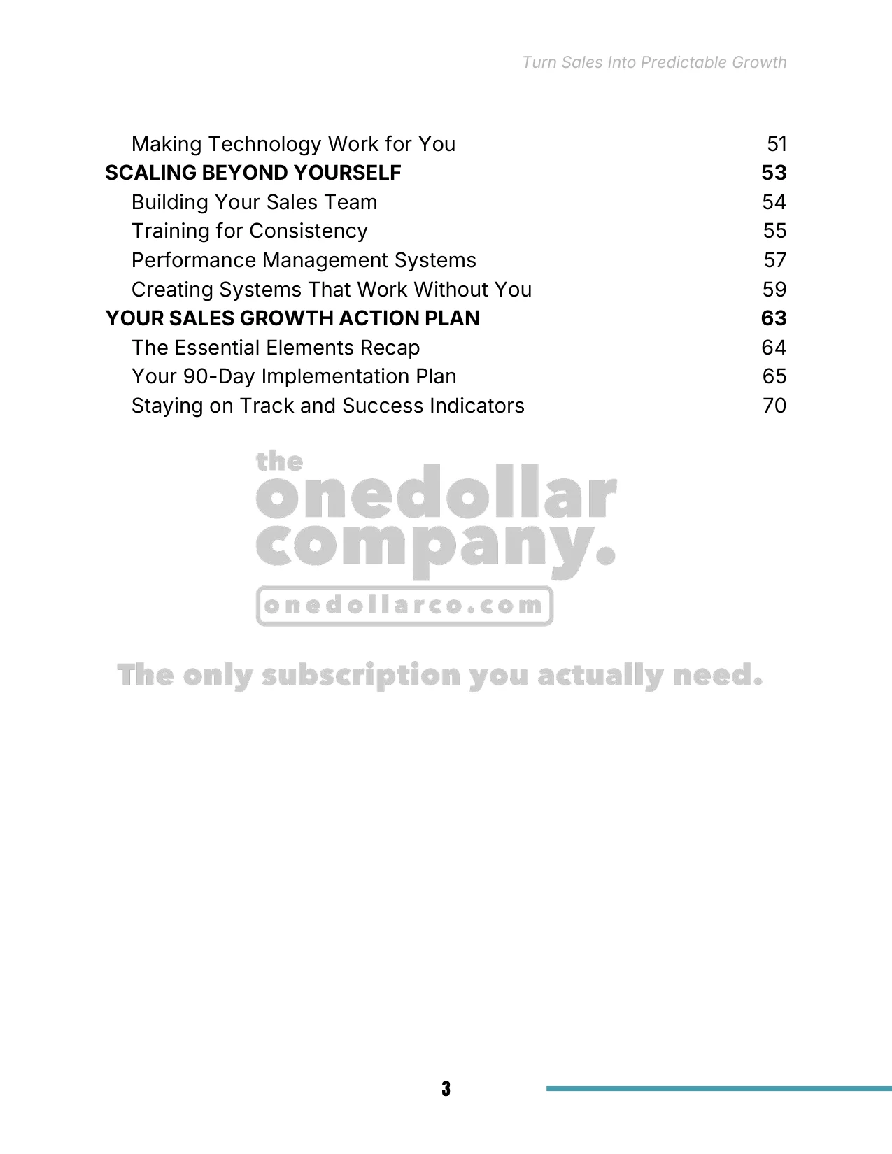 Turn Sales Into Predictable Growth — Page 3