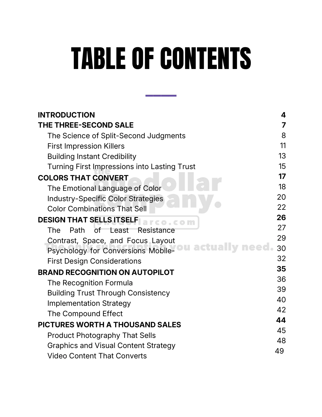 Visual Selling — Page 2