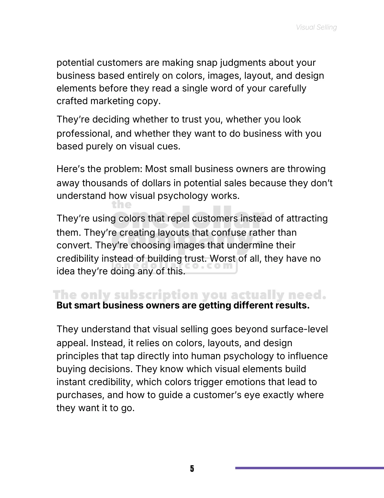 Visual Selling — Page 6