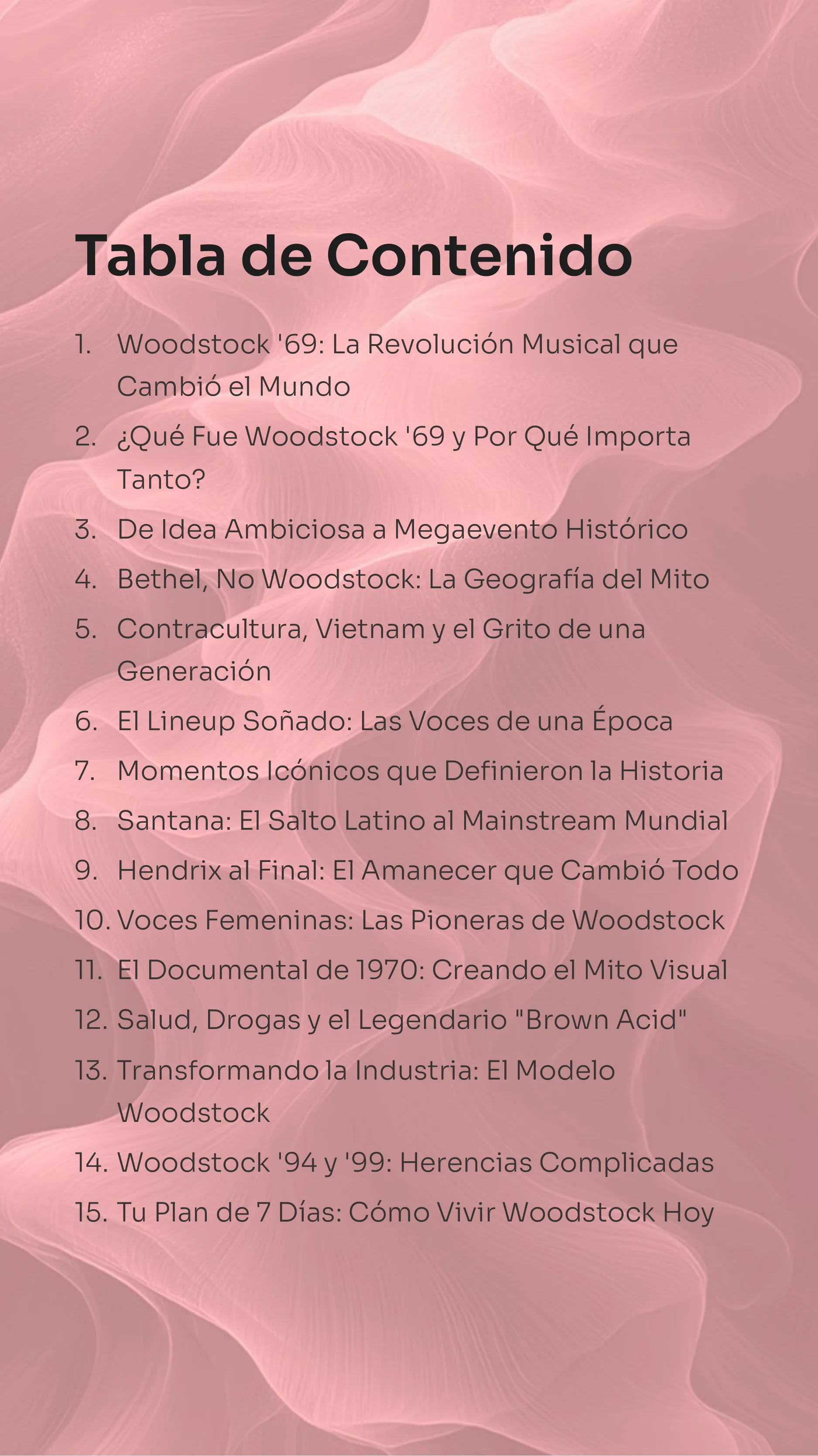 Woodstock '69: The Musical Revolution That Changed The World — Page 2