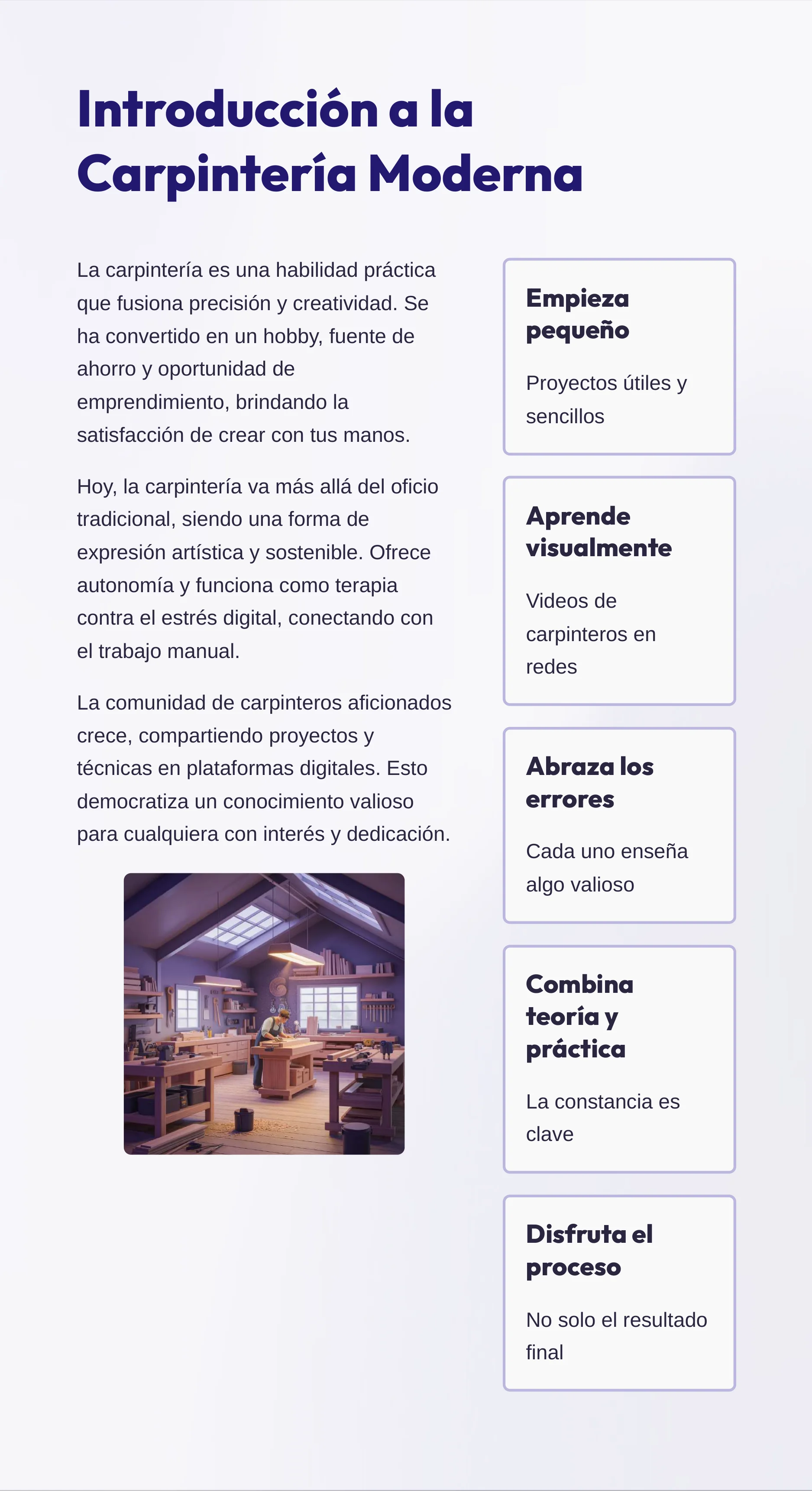 Woodworking and Woodcraft Course for Enthusiasts — Page 3
