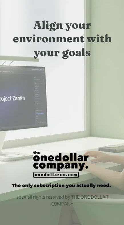 Align your environment with your goals