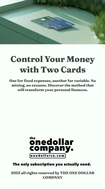 Control Your Money With Two Cards