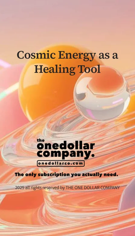 Cosmic Energy as a Healing Tool