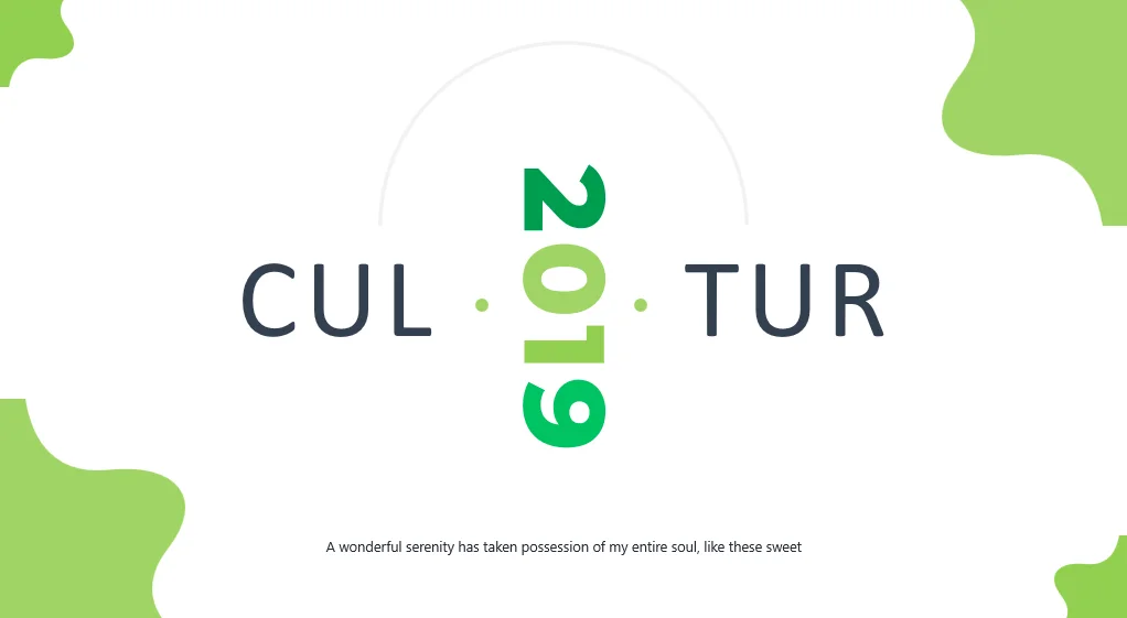 Cultur - Powerpoint Template Green