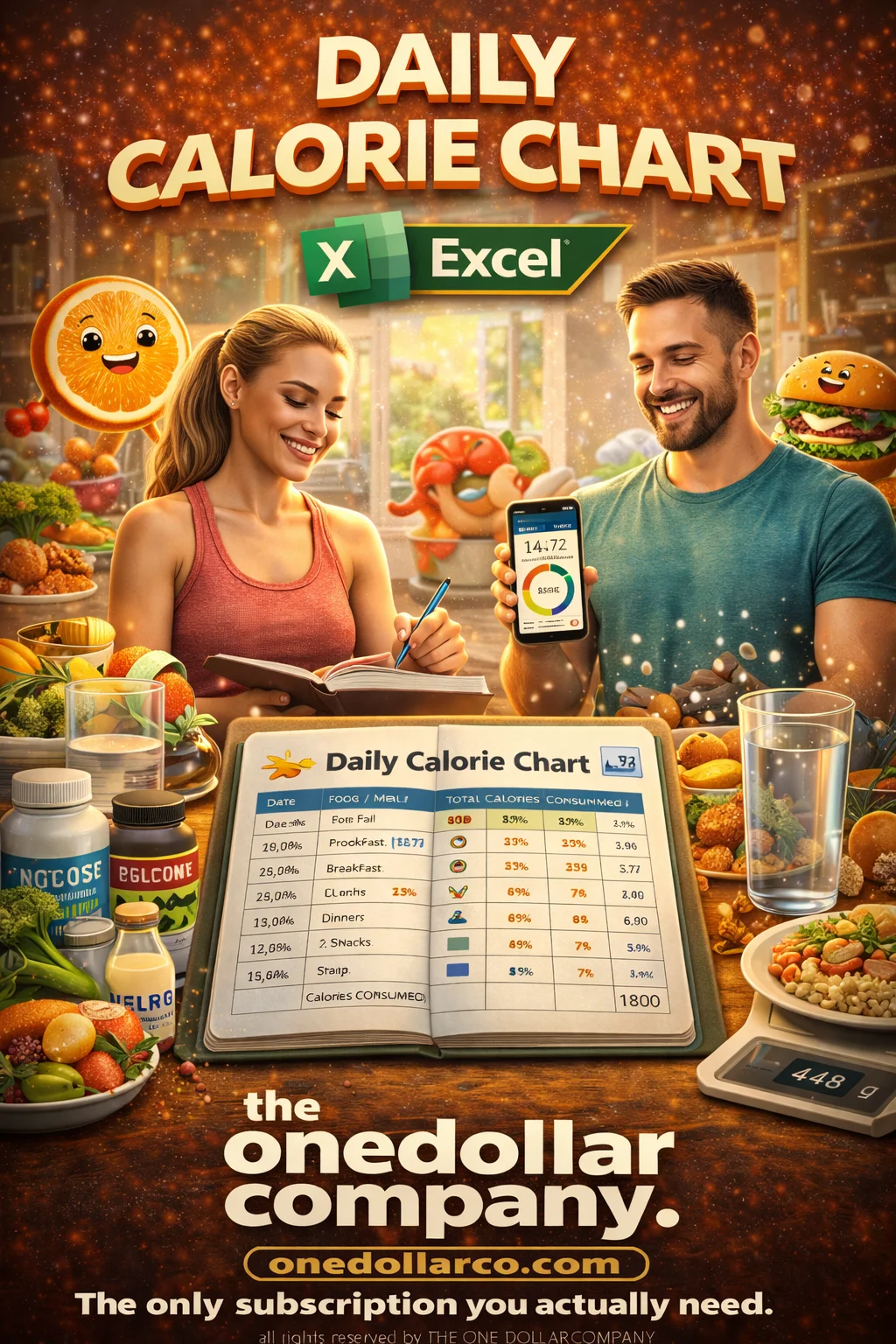 Daily calorie chart