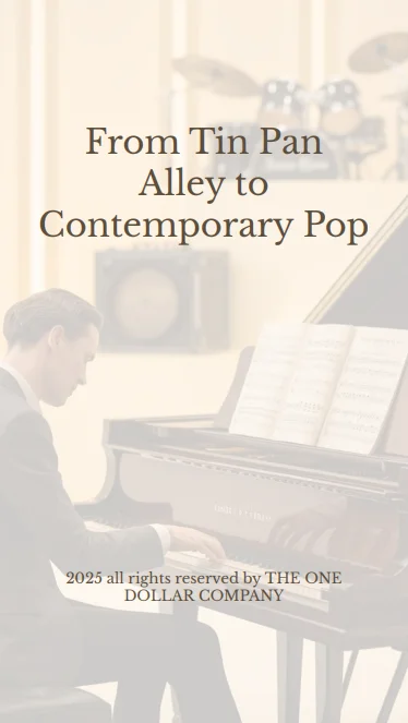 From Tin Pan Alley To Contemporary Pop