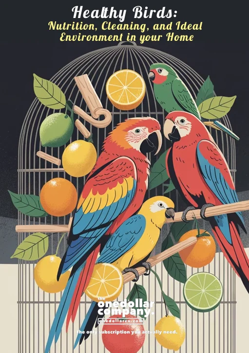 Healthy Birds Nutrition Cleaning and Ideal Environment in Your Home