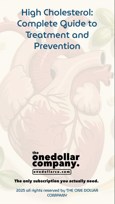 High Cholesterol: Complete Guide To Treatment And Prevention