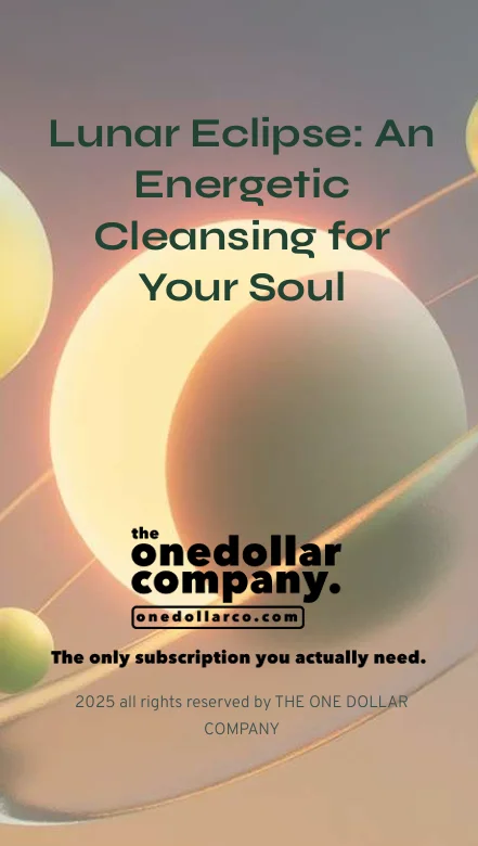 Lunar Eclipse An Energetic Cleansing for Your Soul