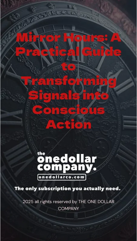 Mirror Hours A Practical Guide to Transforming Signals into Conscious Action