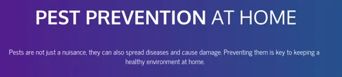 Pest prevention at home