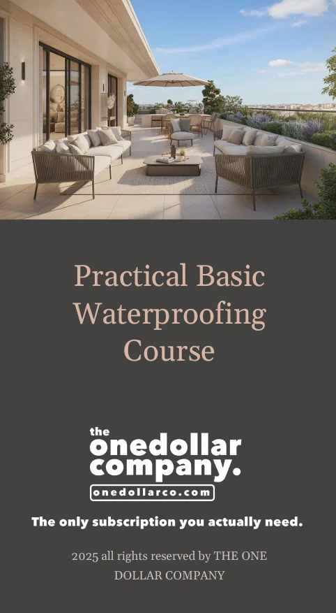 Practical Basic Waterproofing Course