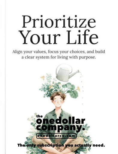 Prioritize Your Life