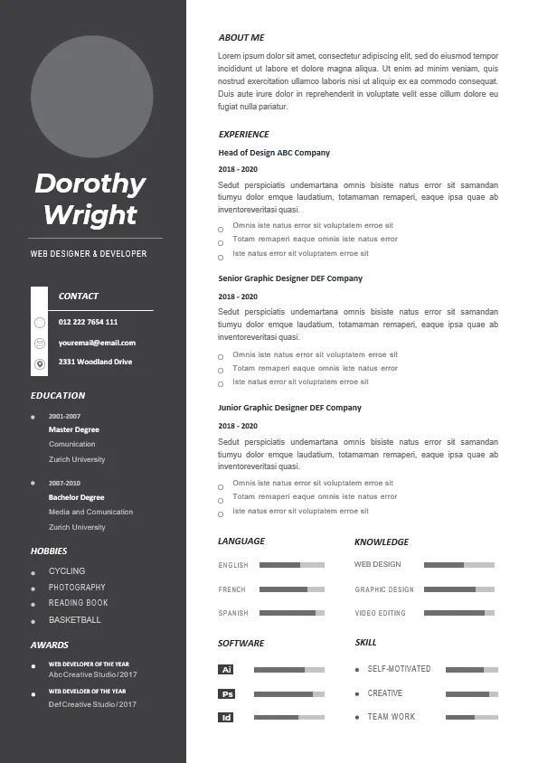 Professional CV Resume-23