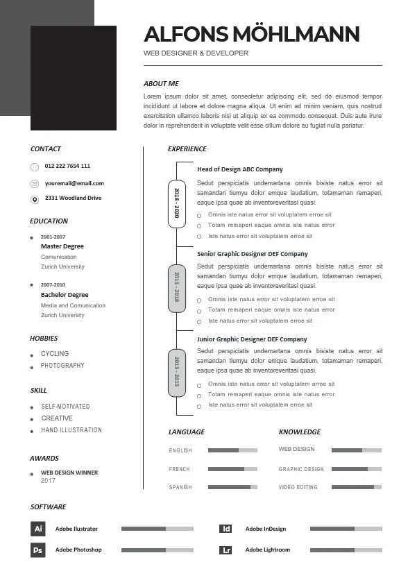 Professional CV Resume-24