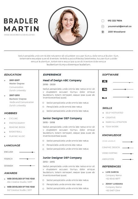 Professional CV Resume-3