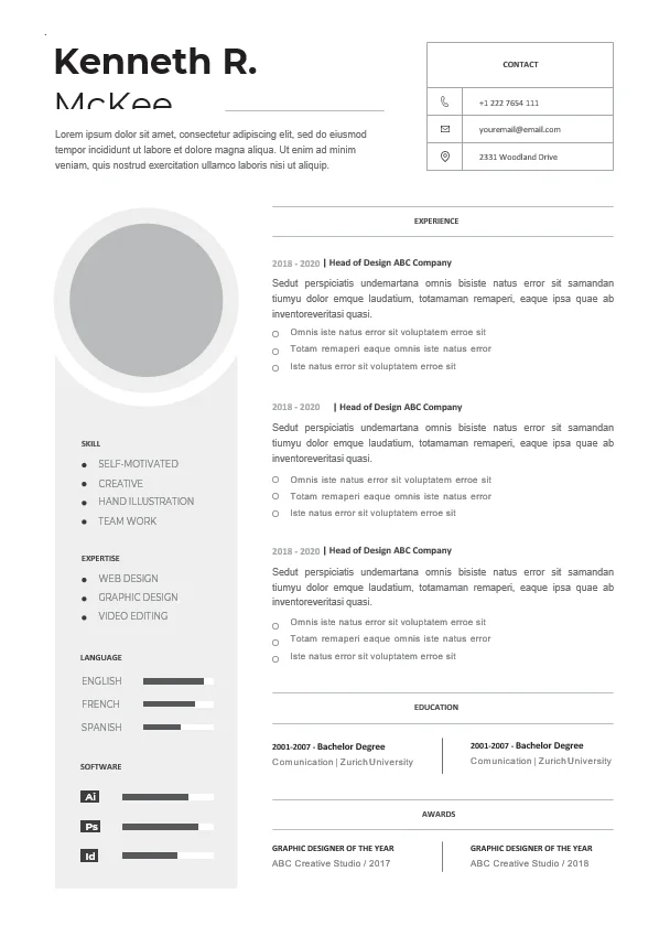 Professional CV Resume-38