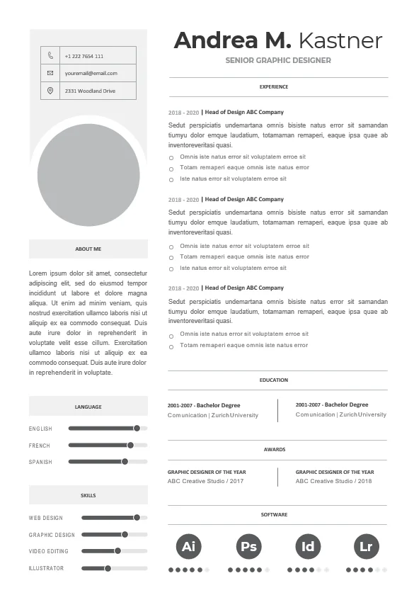 Professional CV Resume-43