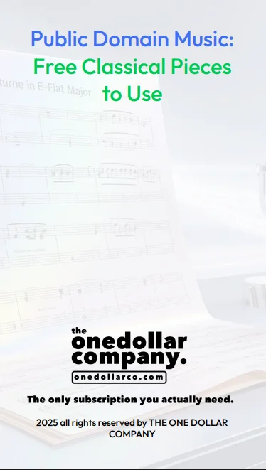Public Domain Music: Free Classical Pieces to Use