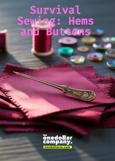 Survival Sewing Hems and Buttons