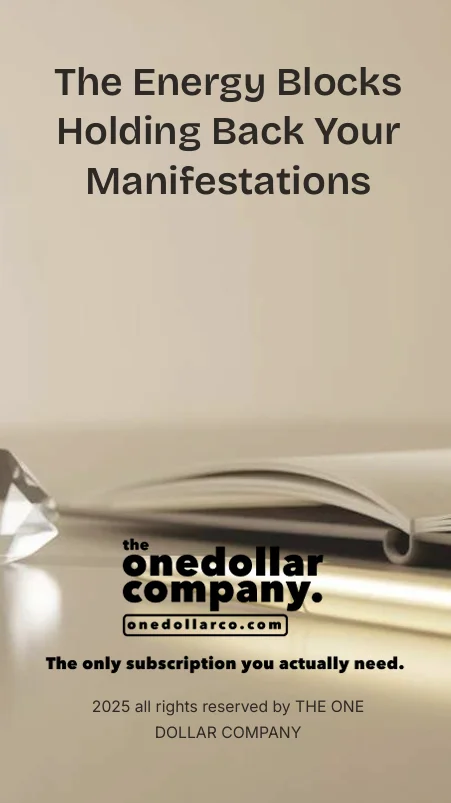 The Energy Blocks Holding Back Your Manifestations