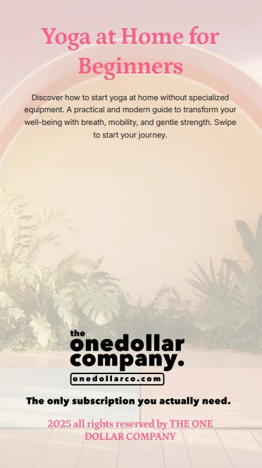 Yoga At Home For Beginners