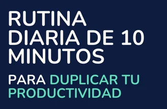 10-Minute Daily Routine to Double Your Productivity — Spanish cover