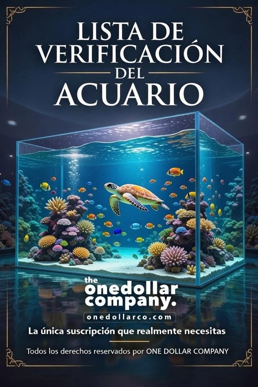 Aquarium Checklist — Spanish cover