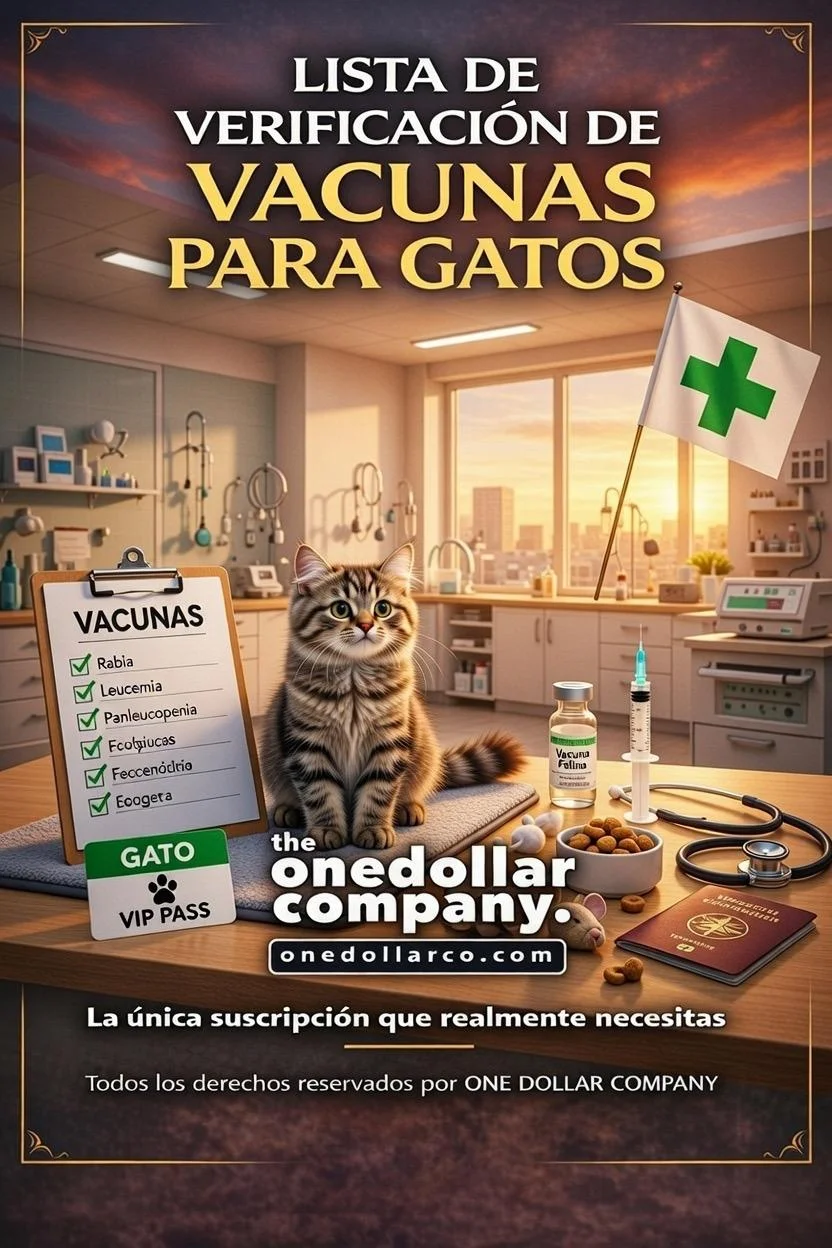 Checklist Cat Vaccines — Spanish cover