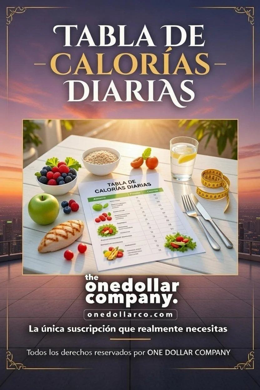 Daily calorie chart — Spanish cover