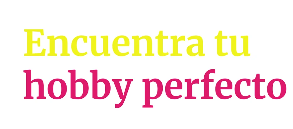 Find Your perfect hobbie — Spanish cover