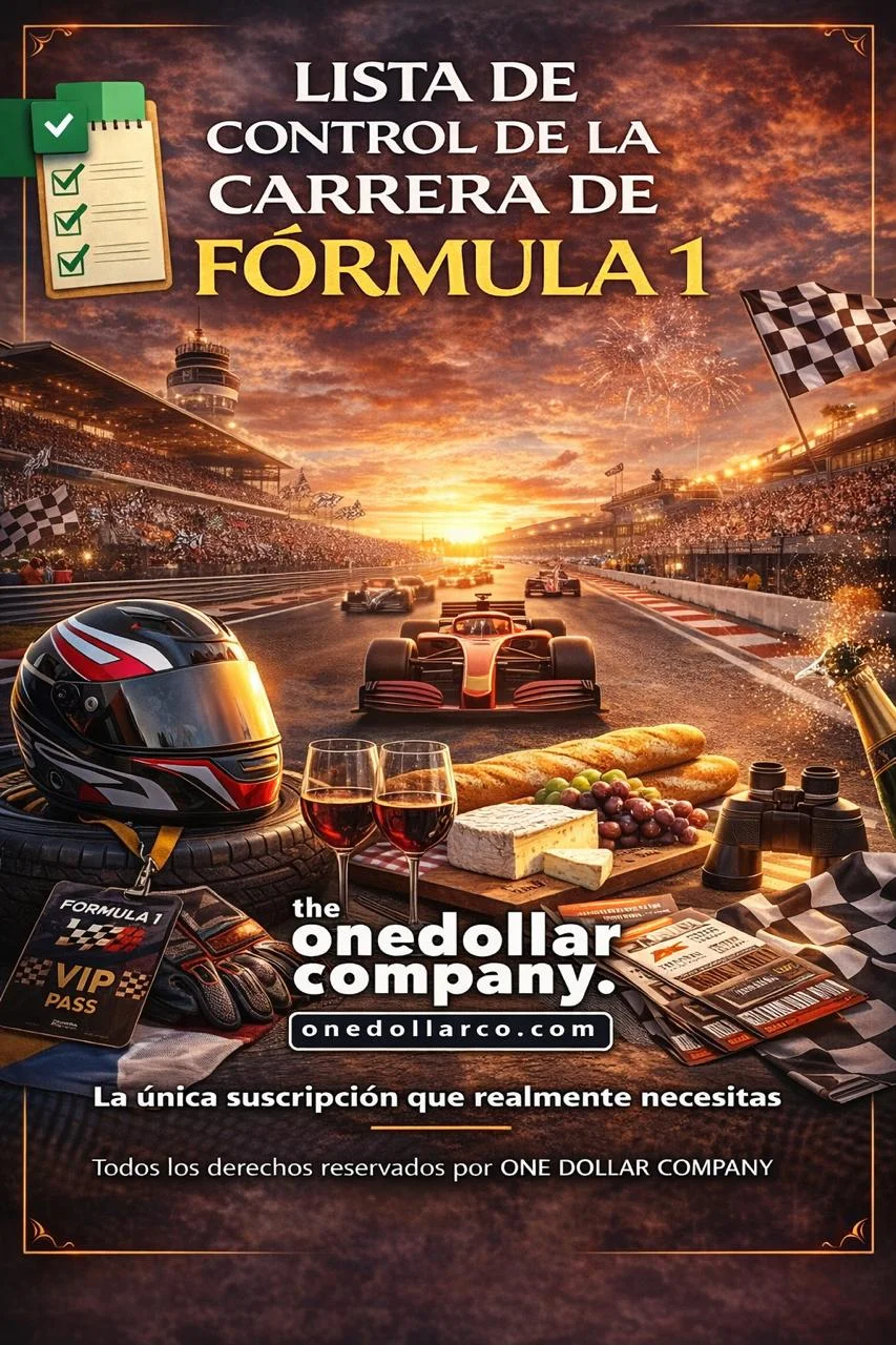 Formula 1 race checklist — Spanish cover