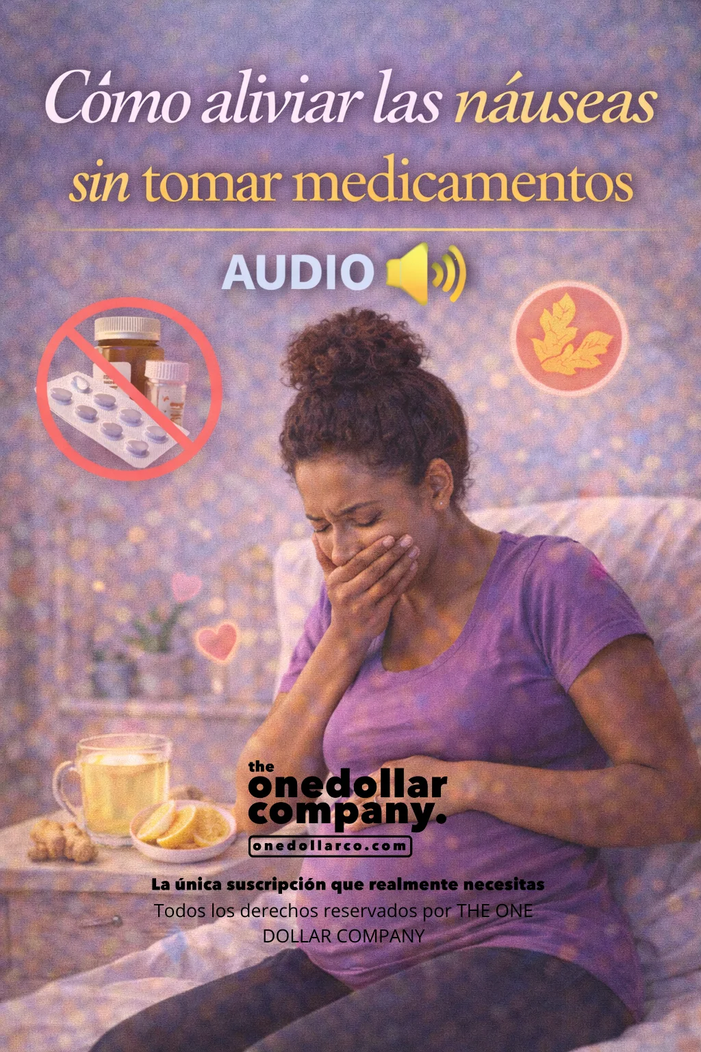 How to relieve nausea without taking medication — Spanish cover