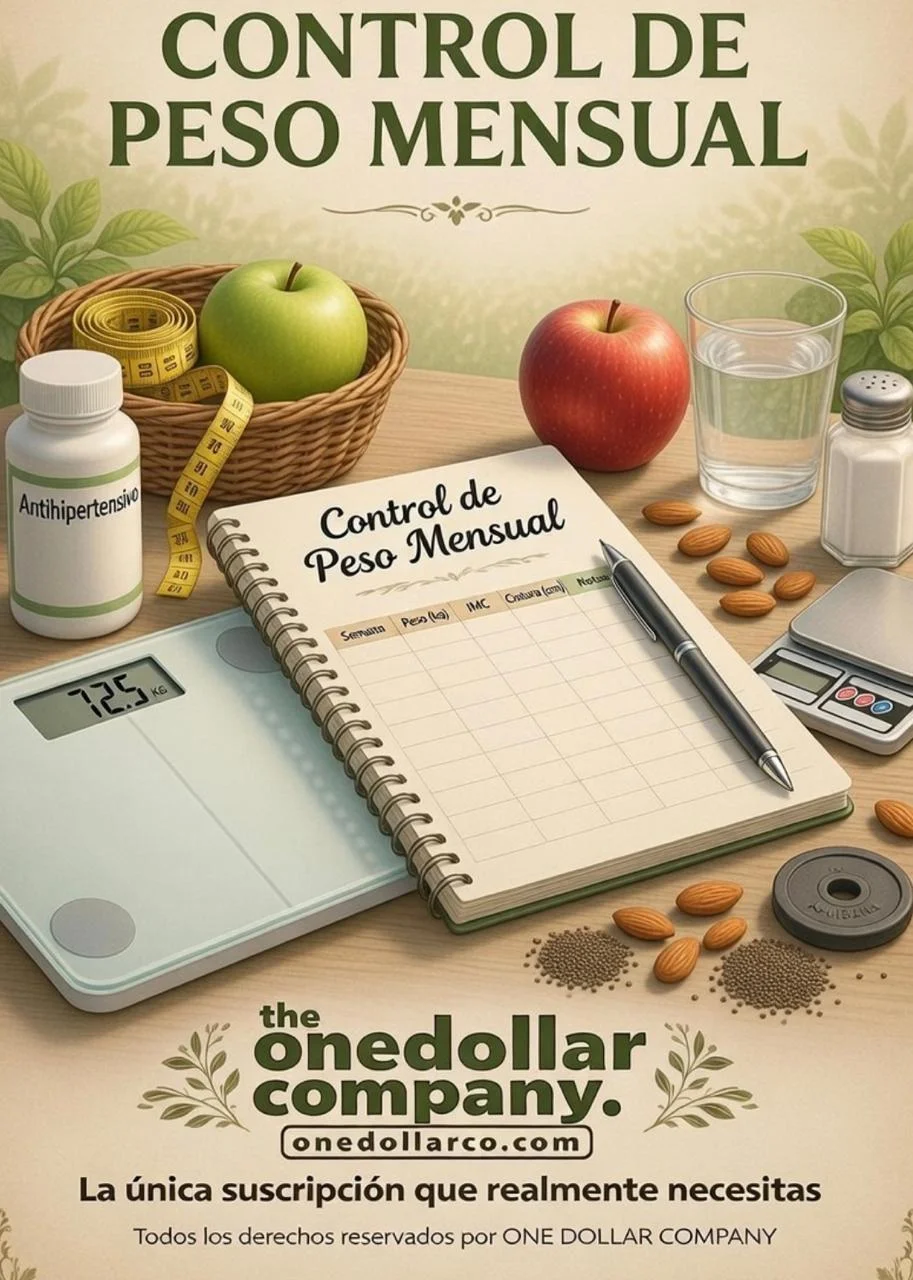 Monthly Weight Control — Spanish cover