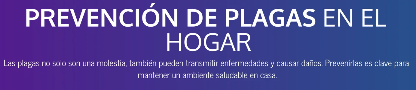 Pest prevention at home — Spanish cover