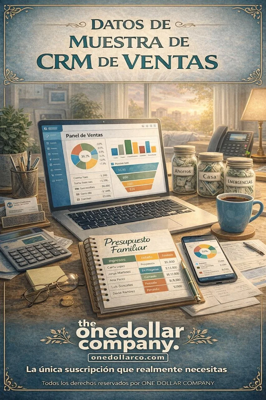 Sales CRM Sample Data — Spanish cover