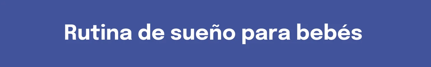 Sleep Routine for Babies — Spanish cover