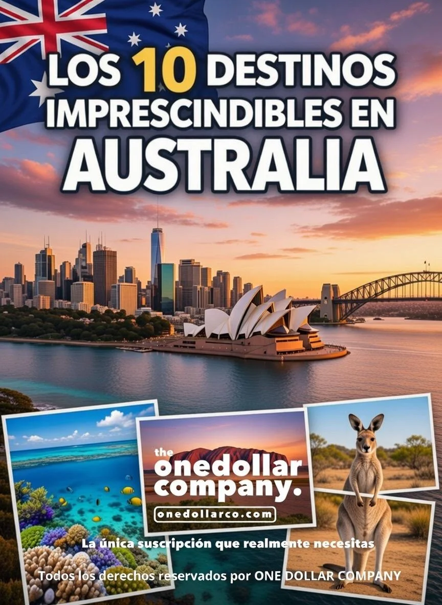 The 10 must-see destinations in Australia — Spanish cover