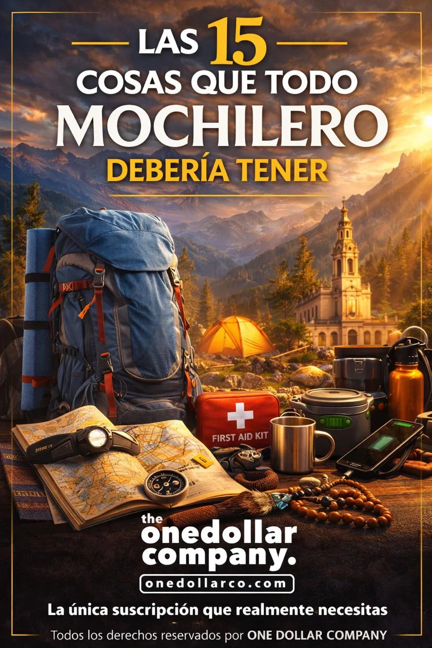 The 15 things every backpacker should have — Spanish cover