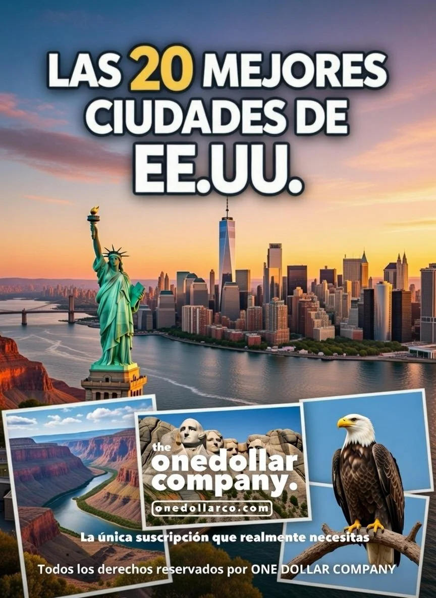 The 20 best cities in the USA — Spanish cover