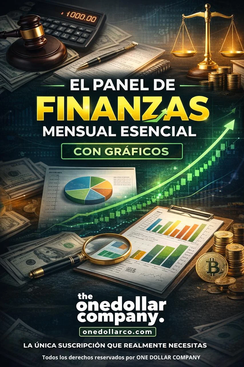 The Essential Monthly Finances Dashboard With Graphics — Spanish cover