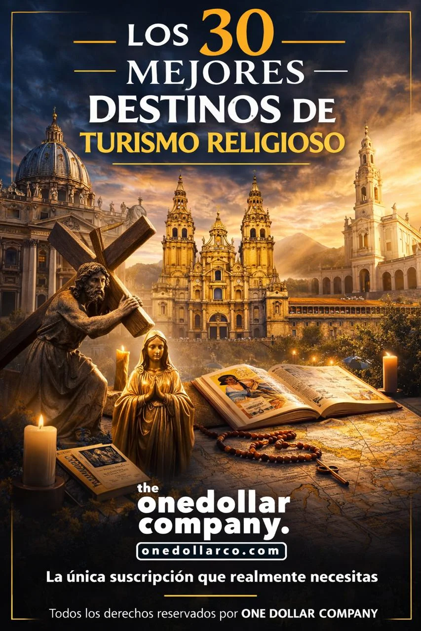 Top 30 religious tourism destinations — Spanish cover