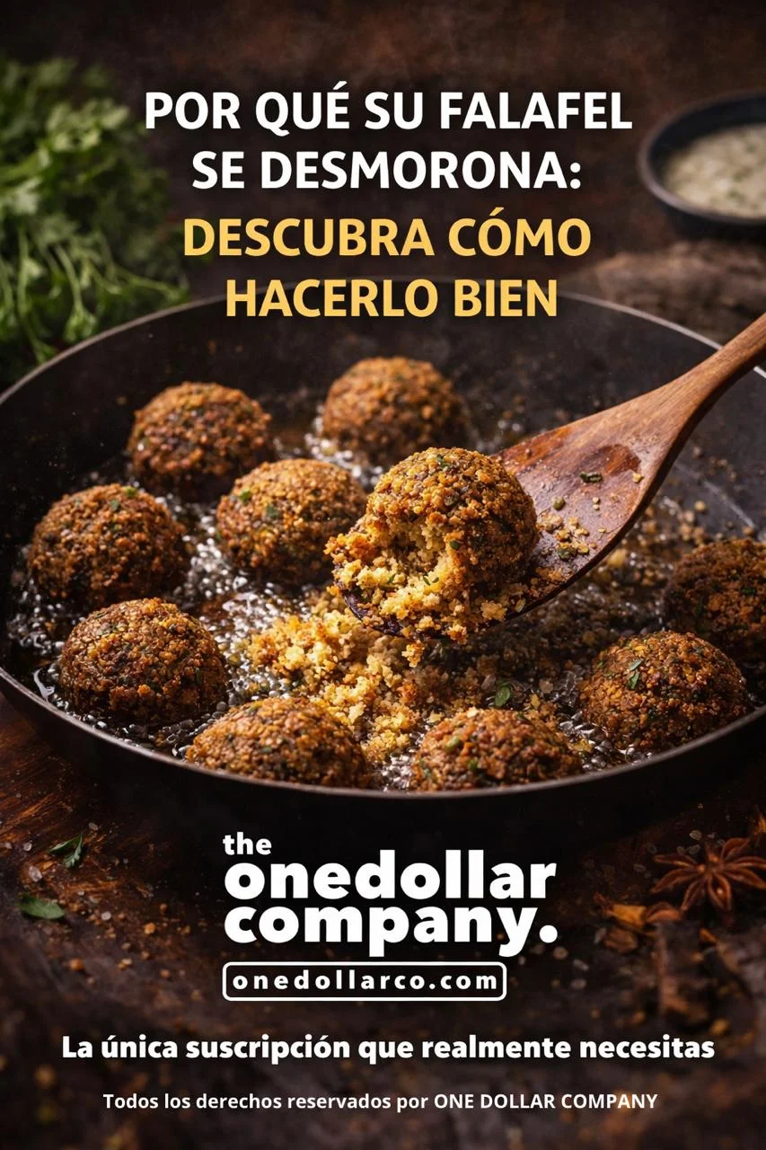 Why Your Falafel Falls Apart: Discover How To Make It Right — Spanish cover